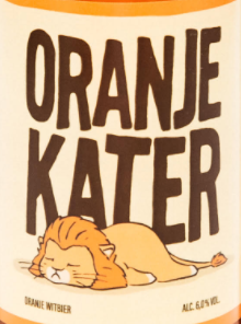 oranje kater bier logo